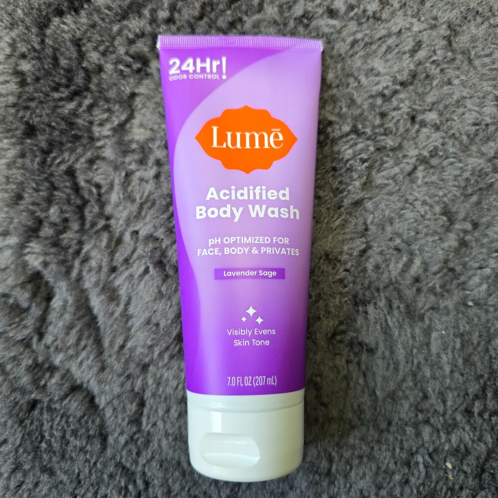 Lume Acidified Paraben-Free Body Wash Lavender Sage 7 fl oz